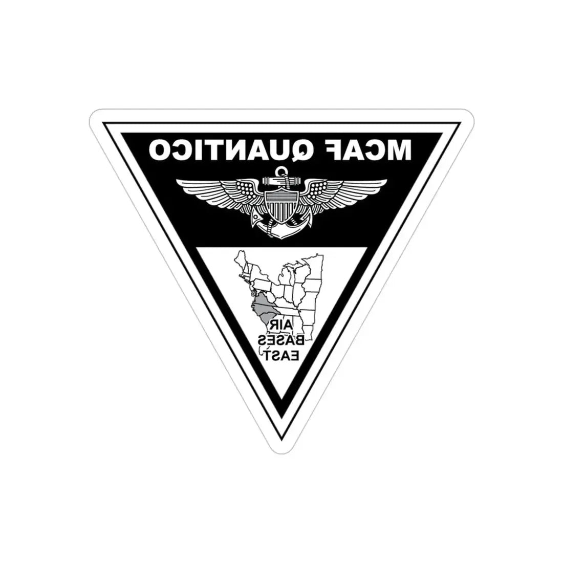 MCAF Quantico USMC 229th Birthday Ball (USMC) REVERSE PRINT Transparent Die-Cut STICKER - The Sticker Space