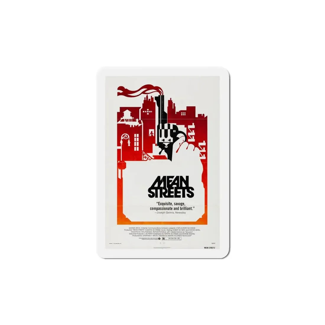 Mean Streets 1973 Movie Poster Refrigerator Magnet - The Sticker Space