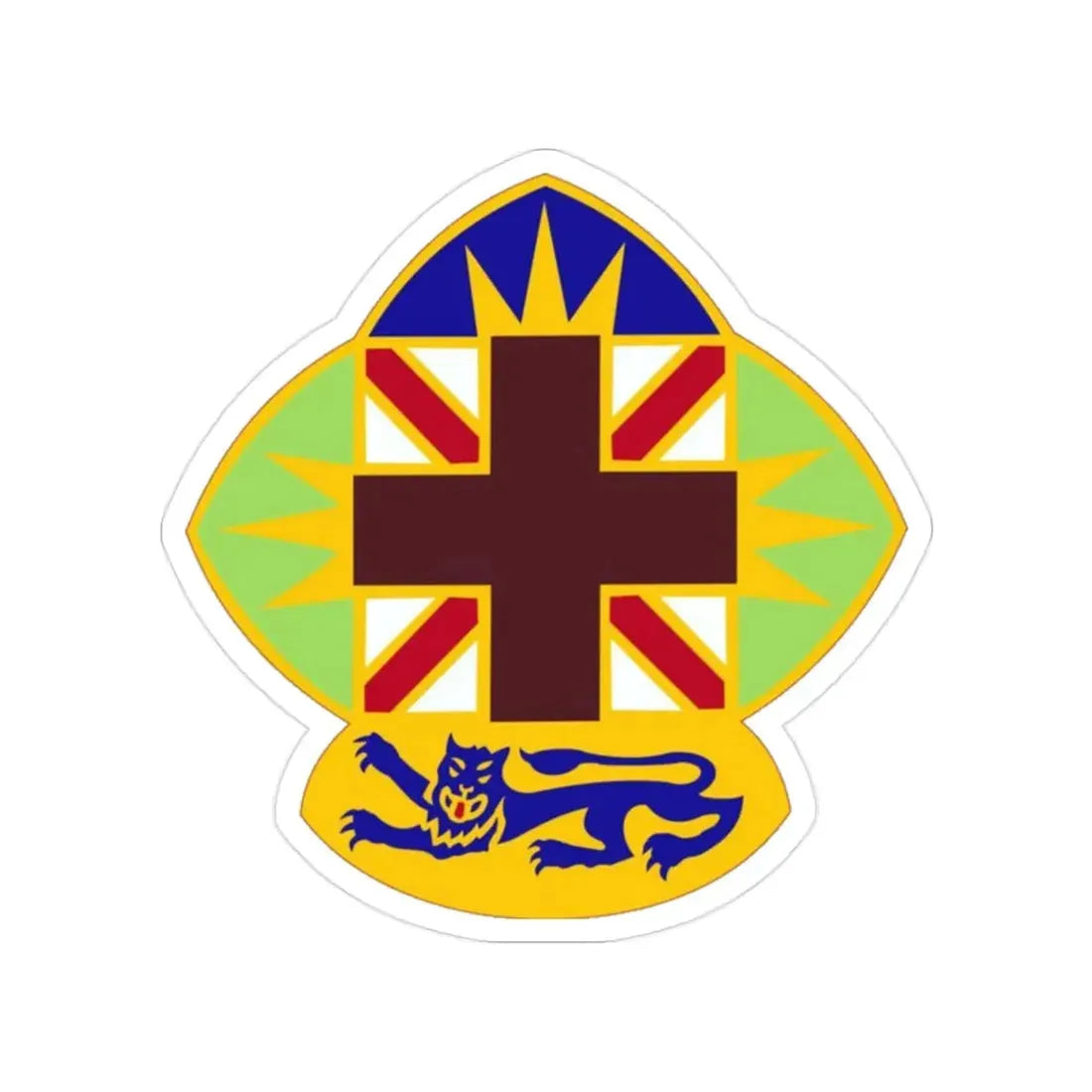 MEDDAC Fort McClellan (U.S. Army) Transparent STICKER Die-Cut Vinyl Decal - The Sticker Space