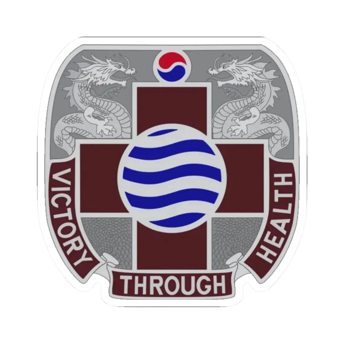 MEDDAC Korea US (U.S. Army) STICKER Vinyl Kiss-Cut Decal - The Sticker Space