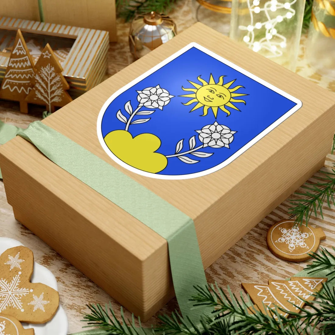 Medeglia-coat of arms (Switzerland) (Coat of Arms) STICKER Vinyl Kiss-Cut Decal - The Sticker Space