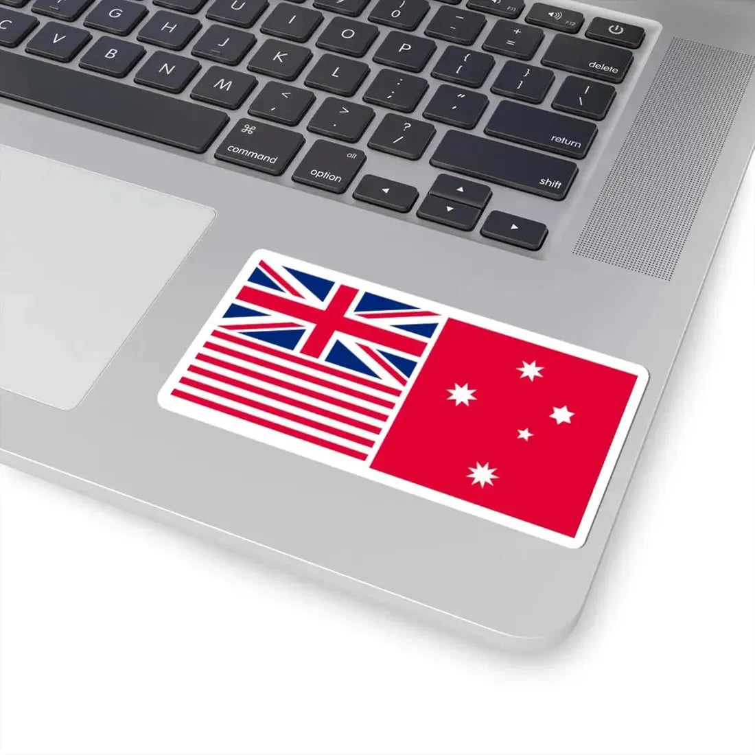 Melbourne Evening Herald flag red (Australia) STICKER Vinyl Kiss-Cut Decal - The Sticker Space