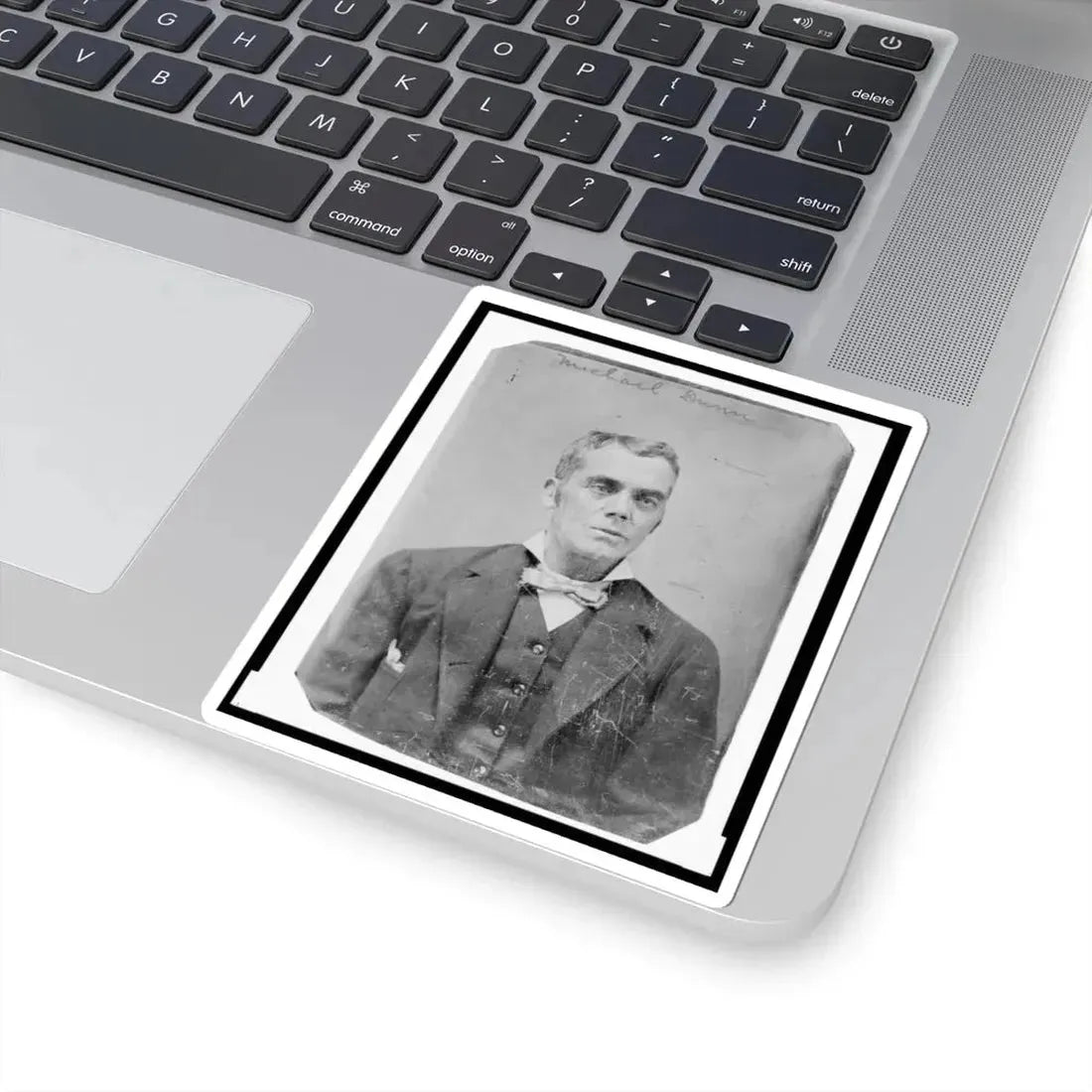 Michael Dunn, Half-Length Portrait, Facing Front (U.S. Civil War) STICKER Vinyl Kiss-Cut Decal - The Sticker Space