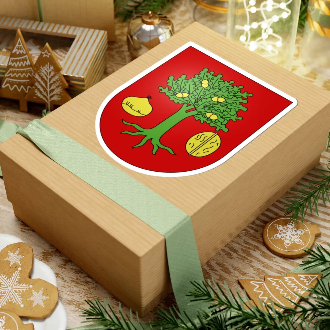 Miglieglia-coat of arms (Switzerland) (Coat of Arms) STICKER Vinyl Kiss-Cut Decal - The Sticker Space