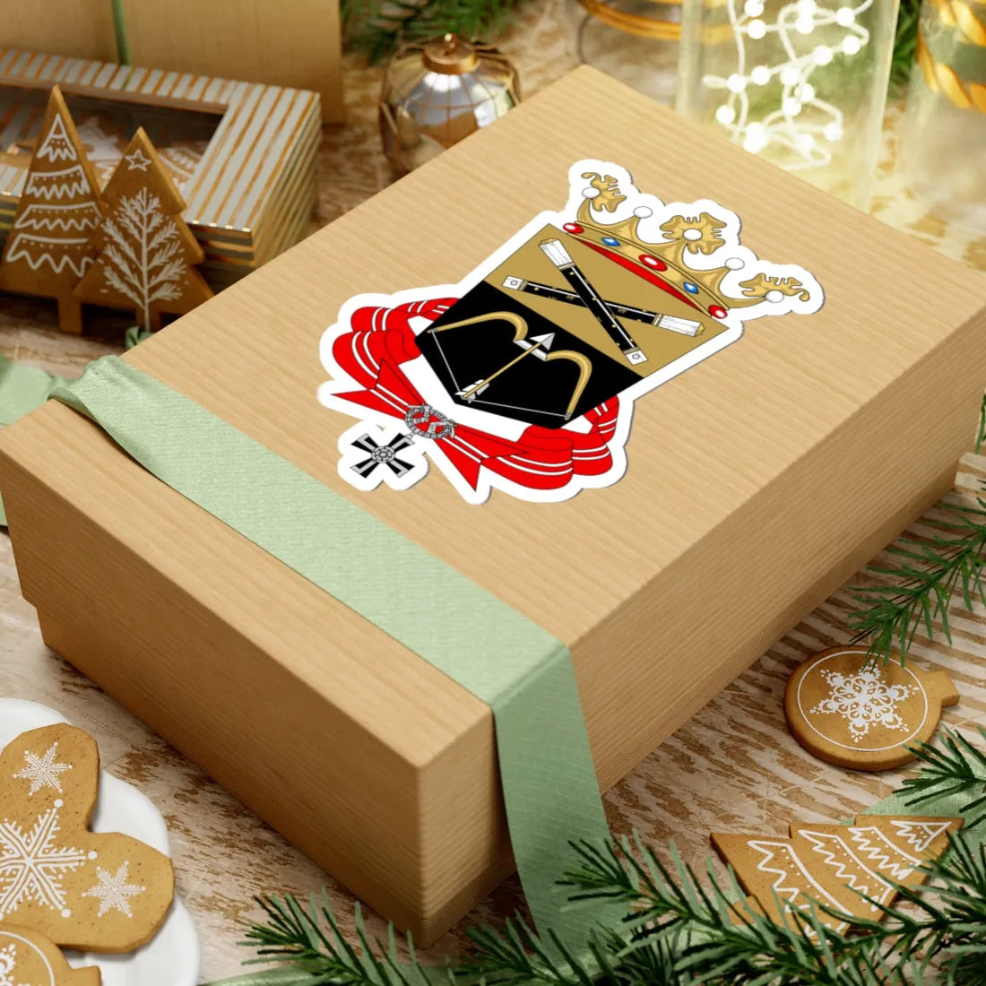 Mikkeli.vaakuna (Finland) (Coat of Arms) STICKER Vinyl Kiss-Cut Decal - The Sticker Space