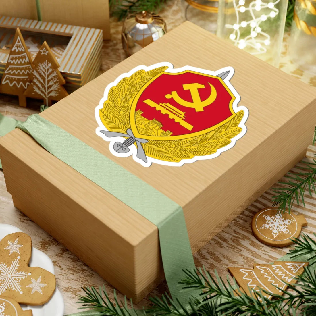 Ministry of State Security of the Peoples Republic of China (China) (Coat of Arms) STICKER Vinyl Kiss-Cut Decal - The Sticker Space