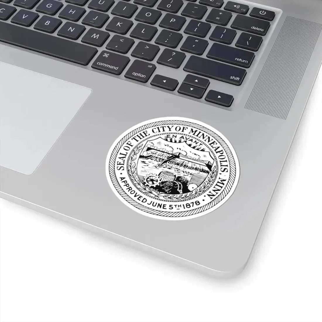 Minneapolis seal (United States) STICKER Vinyl Kiss-Cut Decal - The Sticker Space