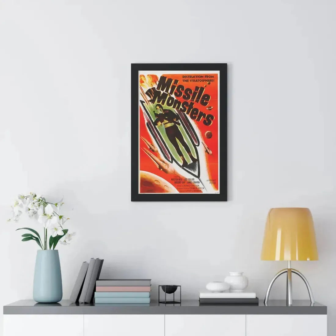 MISSILE MONSTERS 1958 - Framed Movie Poster - The Sticker Space
