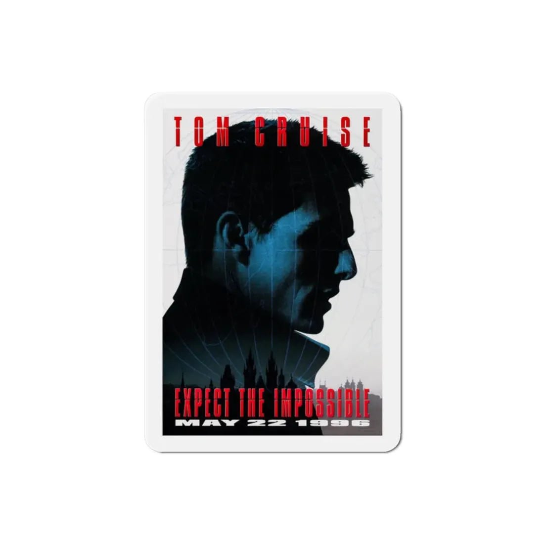 Mission Impossible 1996 Movie Poster Refrigerator Magnet - The Sticker Space