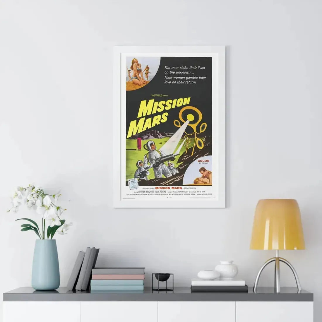 MISSION MARS 1968 - Framed Movie Poster - The Sticker Space