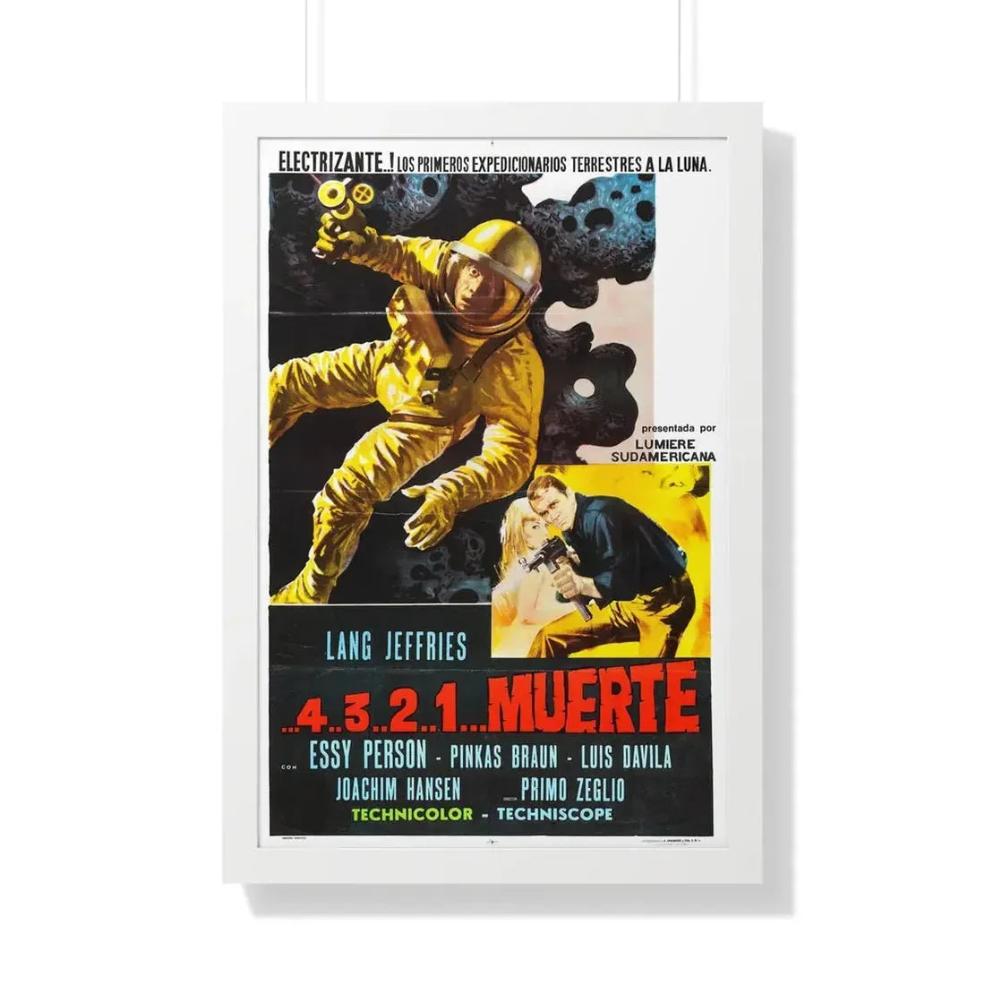 MISSION STARDUST 1967 - Framed Movie Poster - The Sticker Space