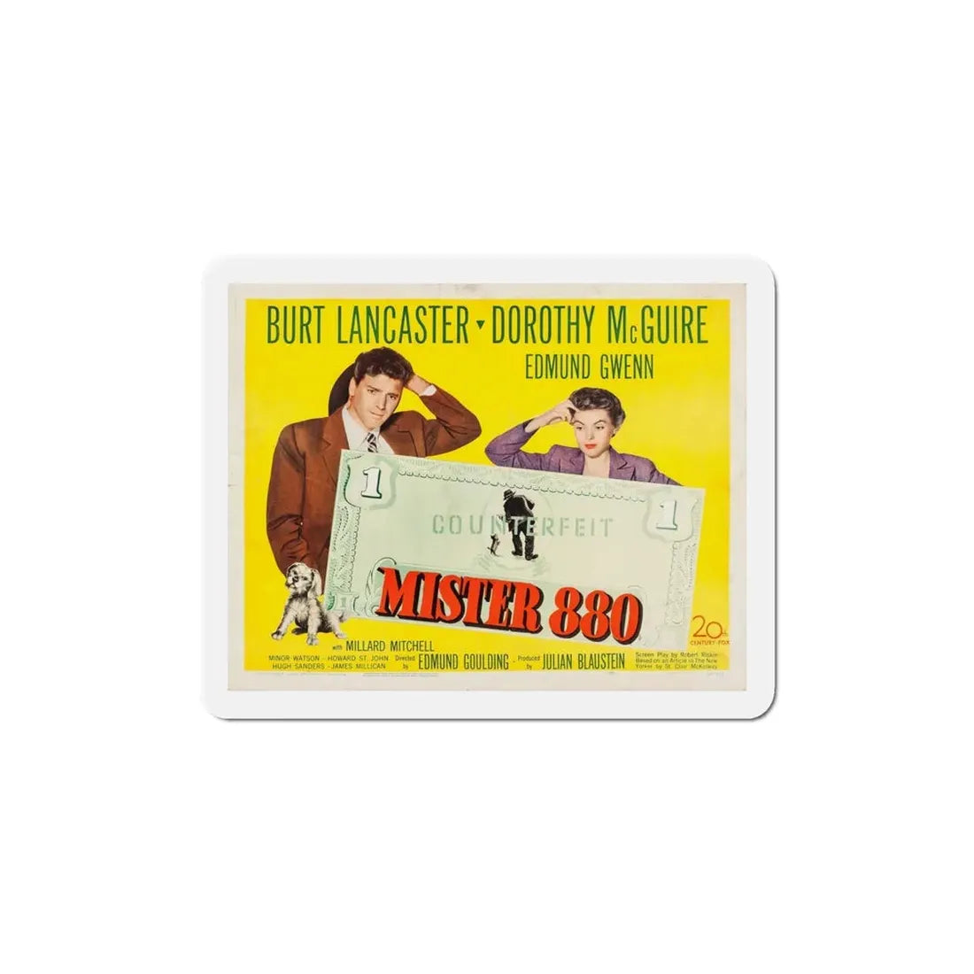 Mister 880 1950 v2 Movie Poster Refrigerator Magnet - The Sticker Space