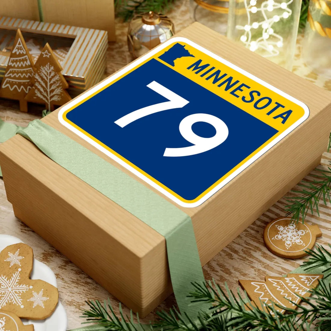 MN-79 (Minnesota) (Road Sign) STICKER Vinyl Kiss-Cut Decal - The Sticker Space