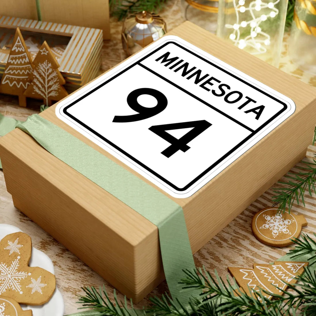 MN-94 1948 (Minnesota) (Road Sign) STICKER Vinyl Kiss-Cut Decal - The Sticker Space