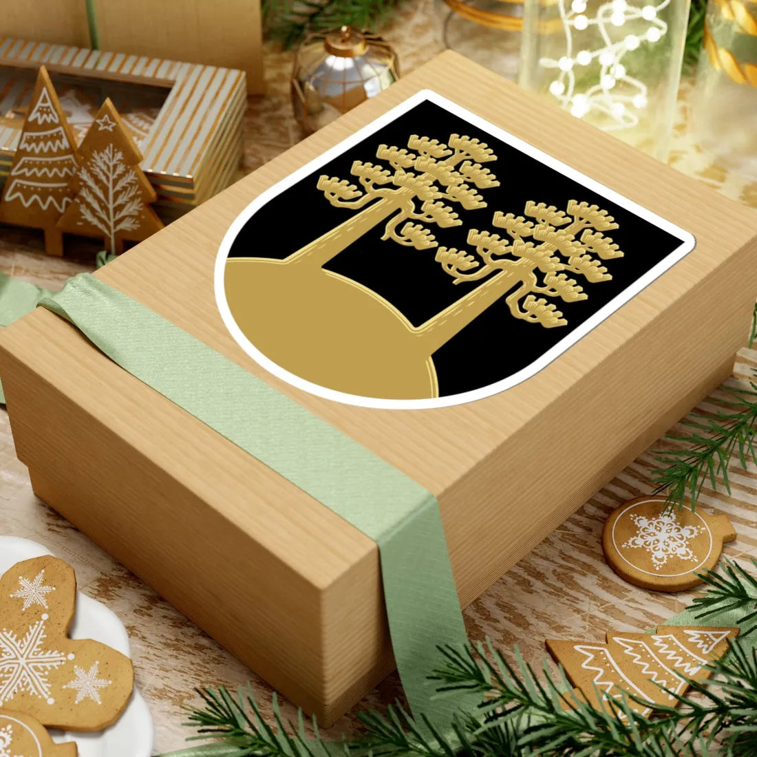 Mäntyharju.vaakuna (Finland) (Coat of Arms) STICKER Vinyl Kiss-Cut Decal - The Sticker Space