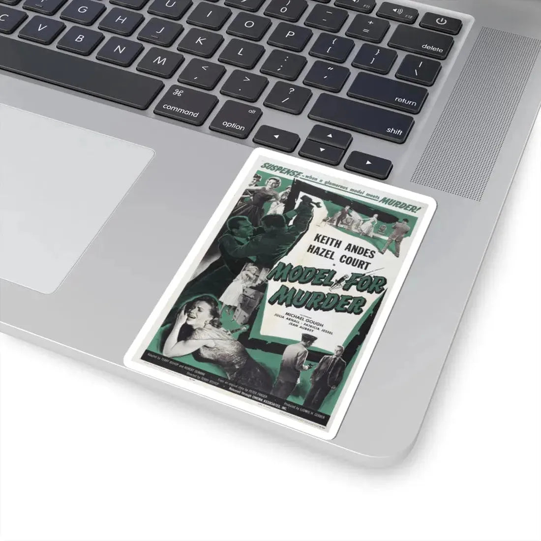 Model for Murder 1959 Movie Poster - STICKER Vinyl Kiss-Cut Decal - The Sticker Space