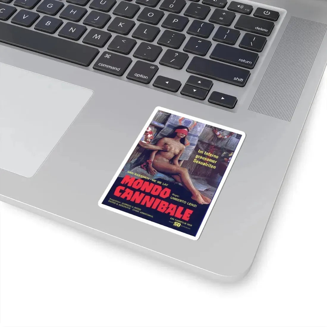 MONDO CANNIBALE 1980 Movie Poster - STICKER Vinyl Kiss-Cut Decal - The Sticker Space