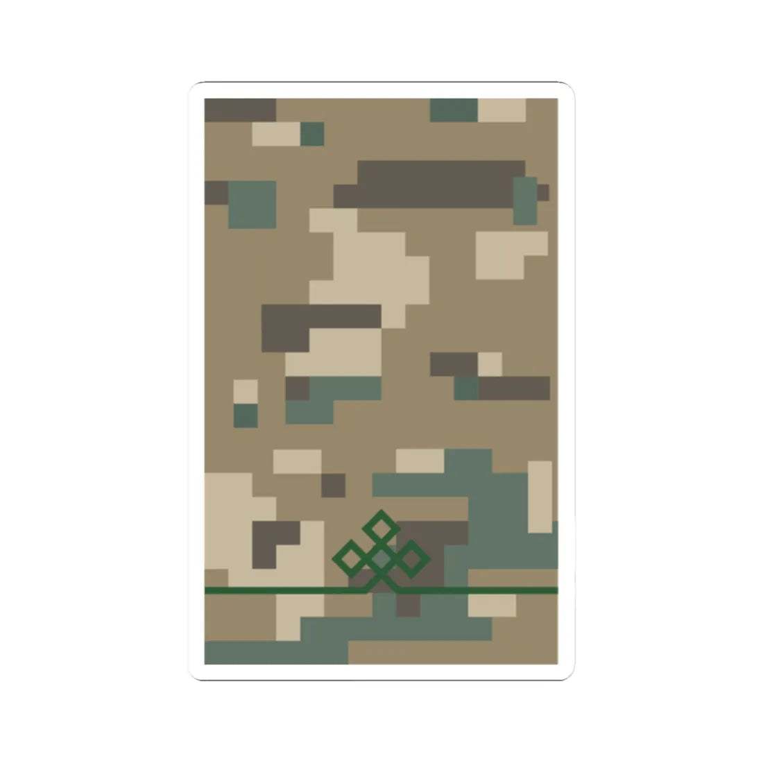 Mongolian Border troops PVT field (Mongolia) (Military Rank) STICKER Vinyl Kiss-Cut Decal - The Sticker Space