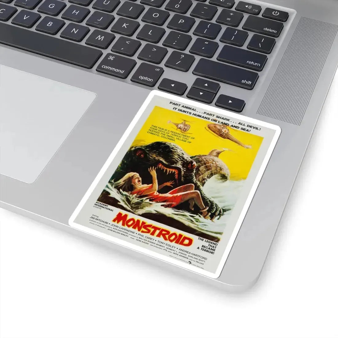 MONSTROID (PAKISTAN) 1980 Movie Poster - STICKER Vinyl Kiss-Cut Decal - The Sticker Space