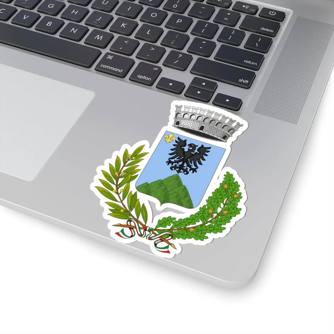 Monzuno-Stemma2 (Italy) (Coat of Arms) STICKER Vinyl Kiss-Cut Decal - The Sticker Space