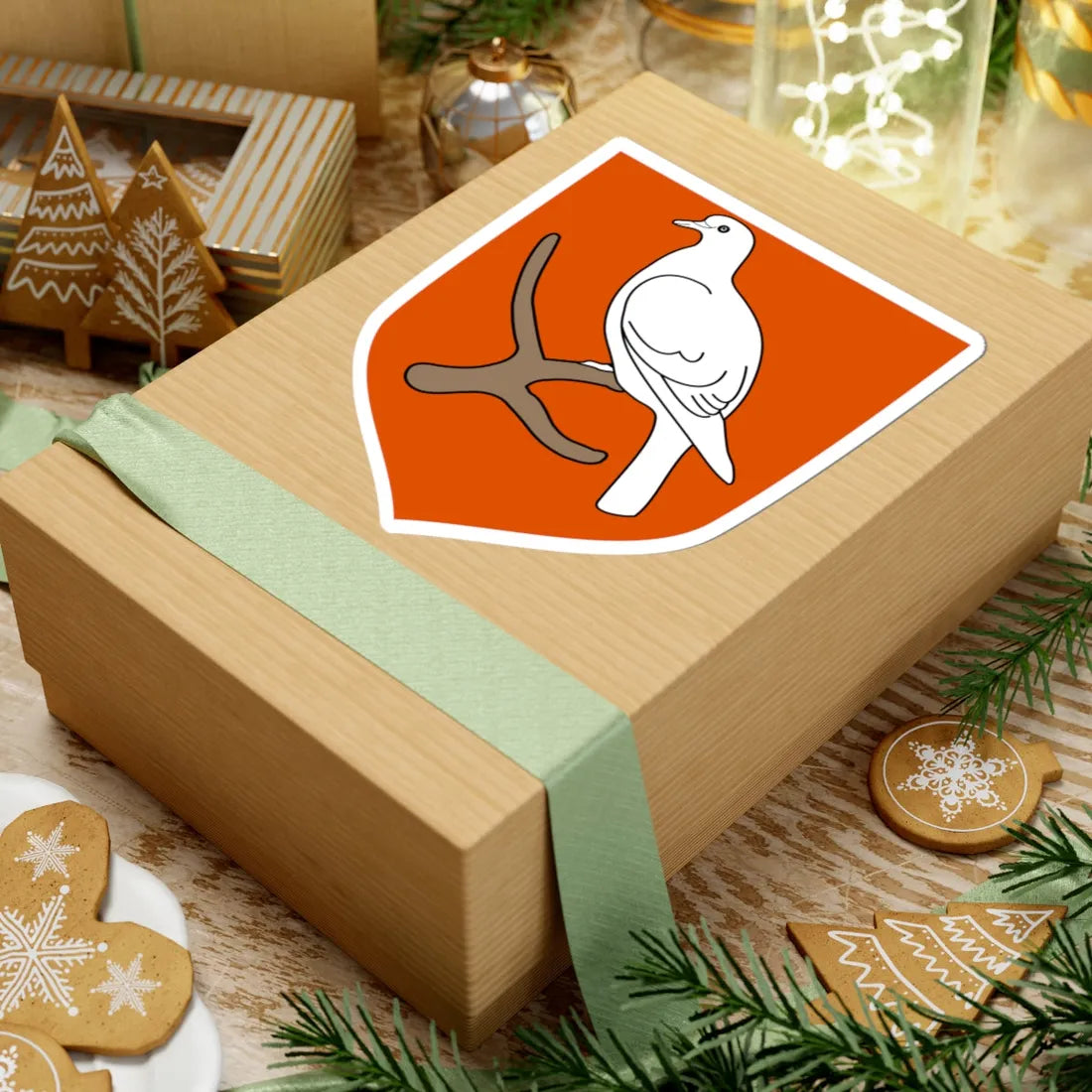 Morsø Kommune coa (Denmark) (Coat of Arms) STICKER Vinyl Kiss-Cut Decal - The Sticker Space