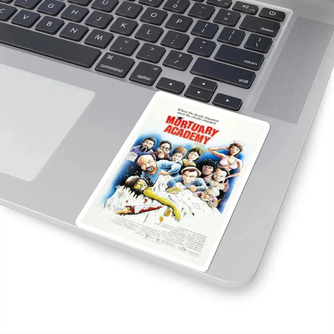 MORTUARY ACADEMY 1988 Movie Poster - STICKER Vinyl Kiss-Cut Decal - The Sticker Space