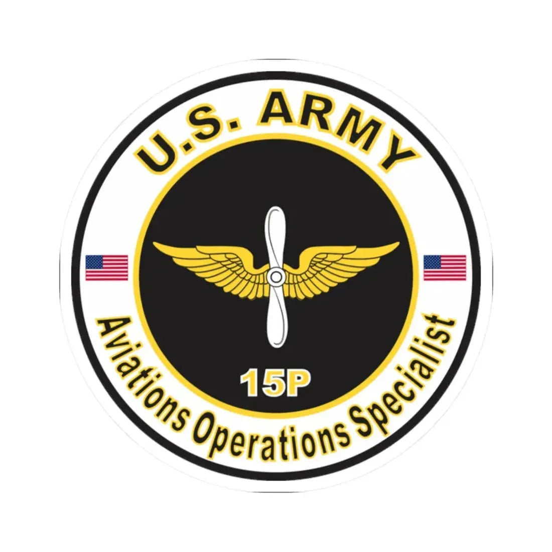 MOS 15P Aviations Operations Specialist (U.S. Army) STICKER Vinyl Kiss-Cut Decal - The Sticker Space