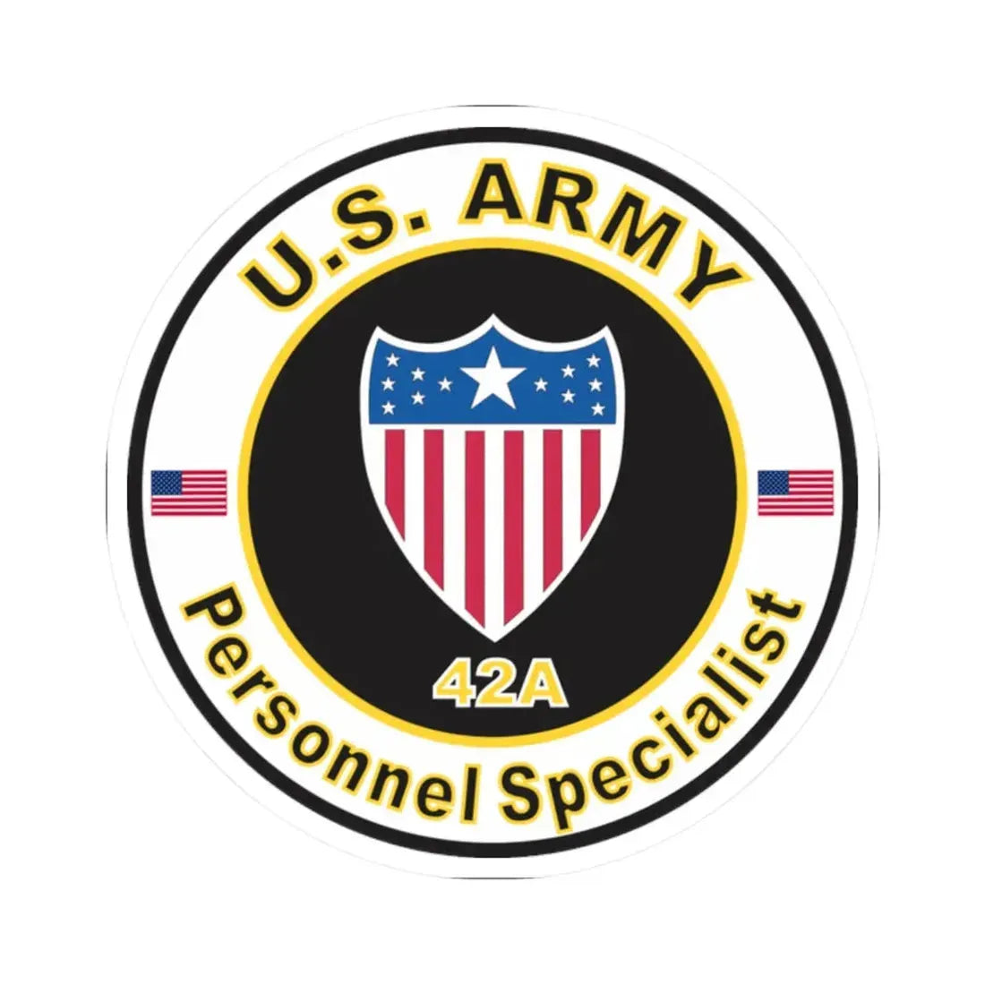MOS 42A Personnel Specialist (U.S. Army) STICKER Vinyl Kiss-Cut Decal - The Sticker Space