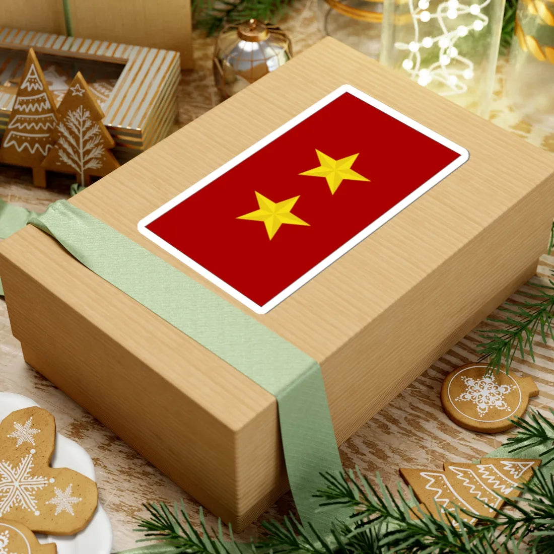 Mozambique Army OF 7 (Mozambique) (Military Rank) STICKER Vinyl Kiss-Cut Decal - The Sticker Space