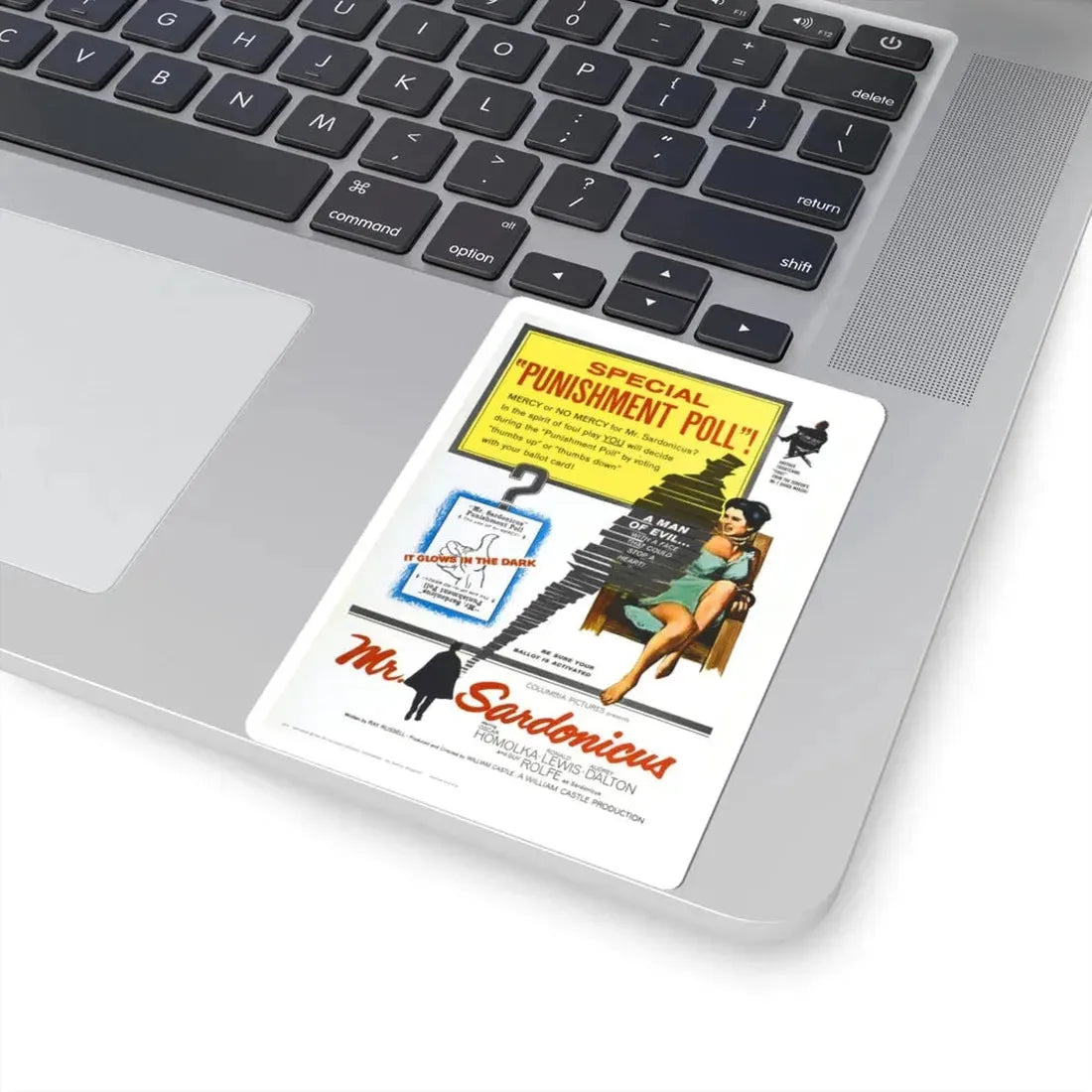 MR. SARDONICUS 1961 Movie Poster - STICKER Vinyl Kiss-Cut Decal - The Sticker Space