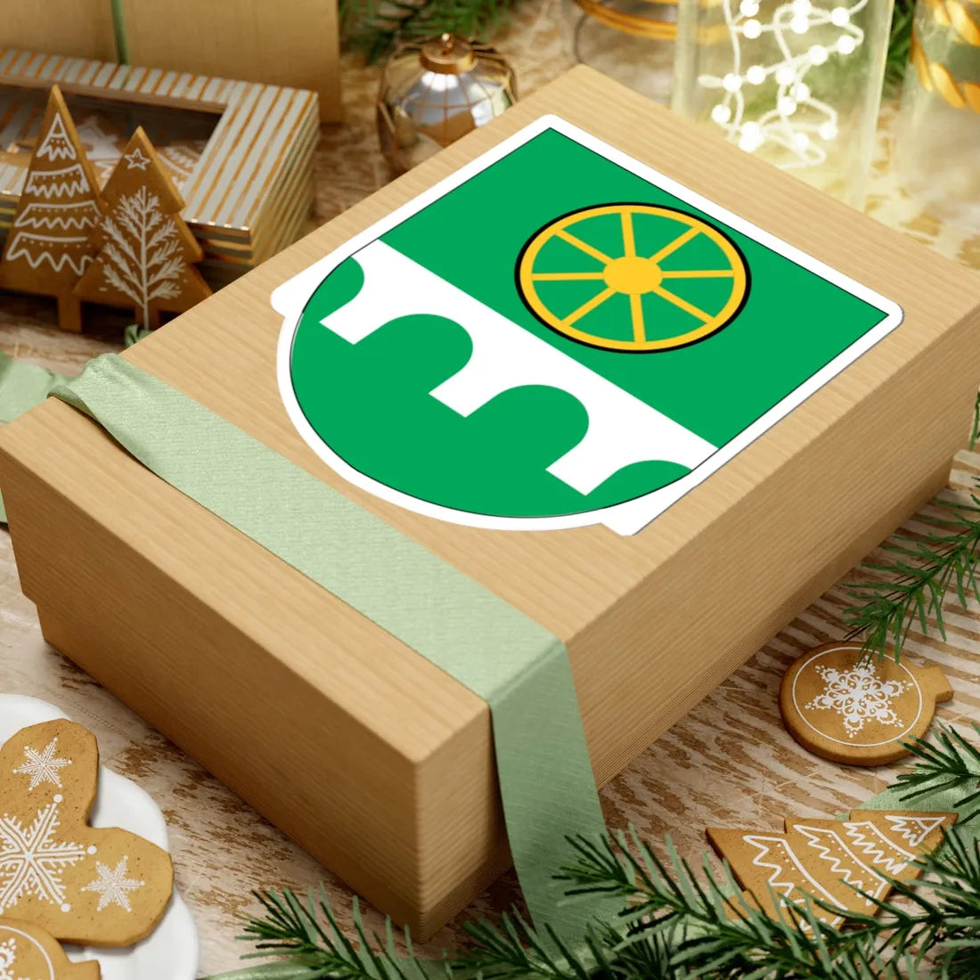 Märjamaa Parish Coat of Arms (Estonia) (Coat of Arms) STICKER Vinyl Kiss-Cut Decal - The Sticker Space