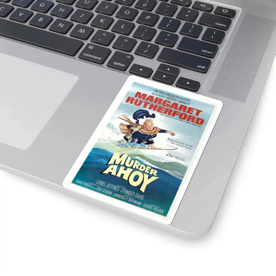 Murder Ahoy 1964 Movie Poster - STICKER Vinyl Kiss-Cut Decal - The Sticker Space
