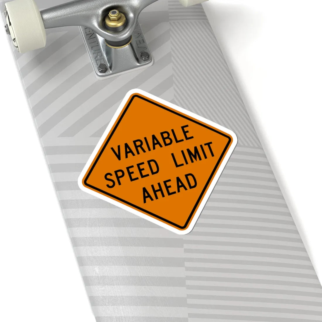 MUTCD-OH CW3-H5b (Ohio) (Road Sign) STICKER Vinyl Kiss-Cut Decal - The Sticker Space