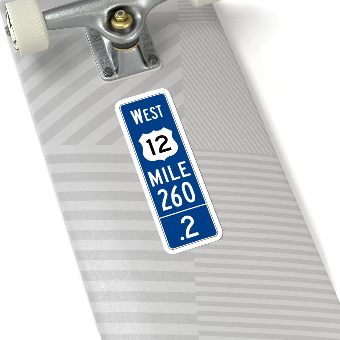 MUTCD-OH D10-5 (Ohio) (Road Sign) STICKER Vinyl Kiss-Cut Decal - The Sticker Space