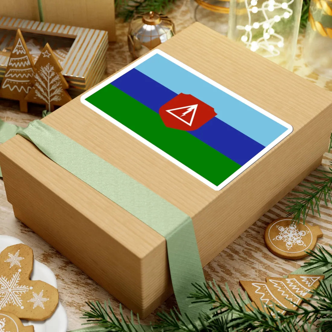 Myanmar Signal Corps Flag (Myanmar) STICKER Vinyl Kiss-Cut Decal - The Sticker Space