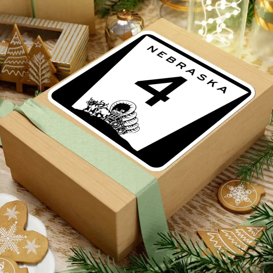 N-4 (Nebraska) (Road Sign) STICKER Vinyl Kiss-Cut Decal - The Sticker Space