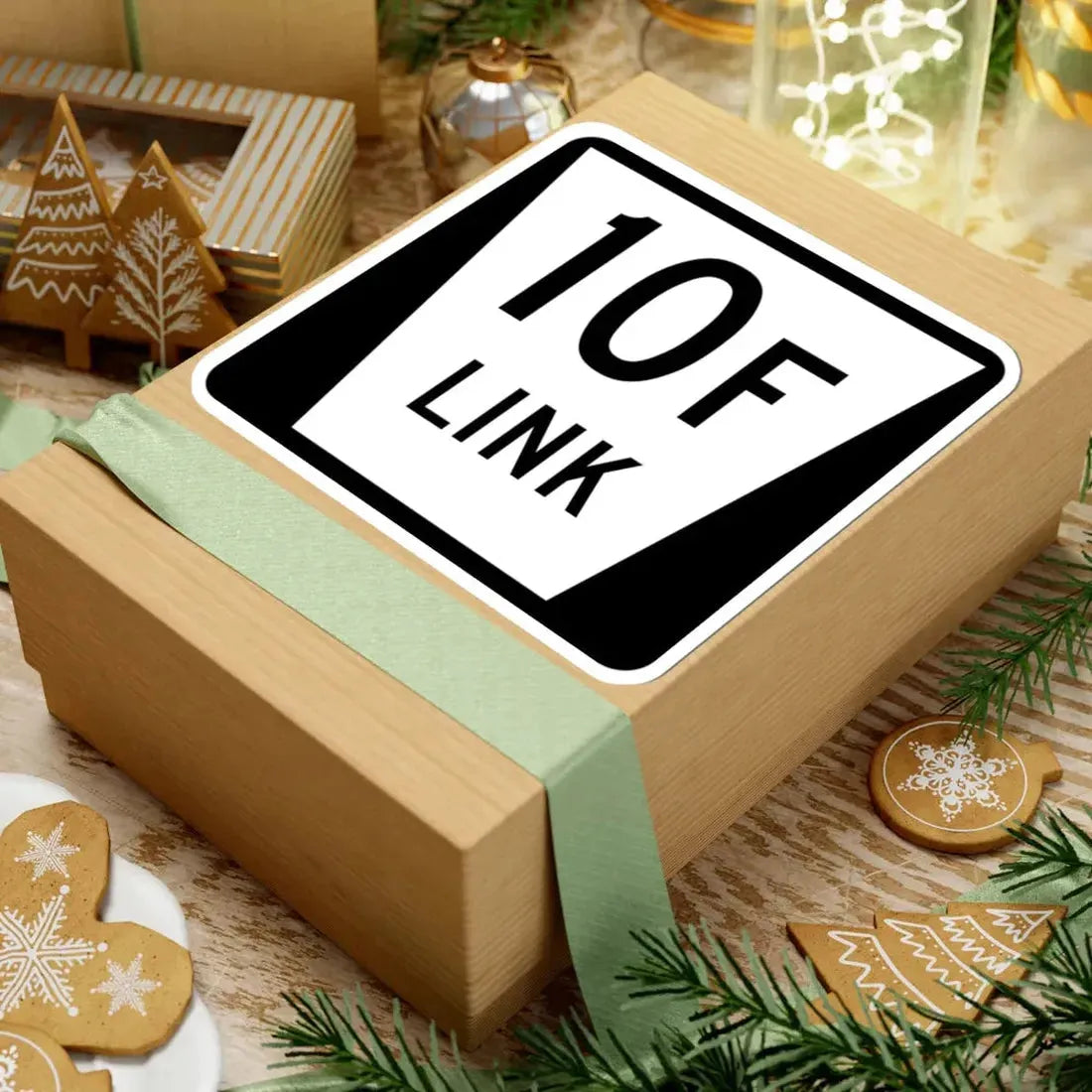 N LINK 10F (Nebraska) (Road Sign) STICKER Vinyl Kiss-Cut Decal - The Sticker Space