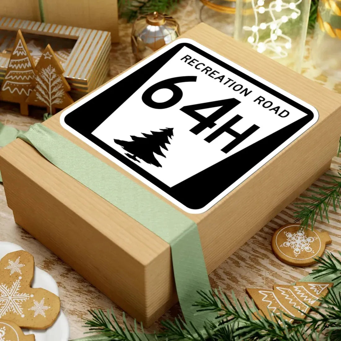 N REC 64H (Nebraska) (Road Sign) STICKER Vinyl Kiss-Cut Decal - The Sticker Space