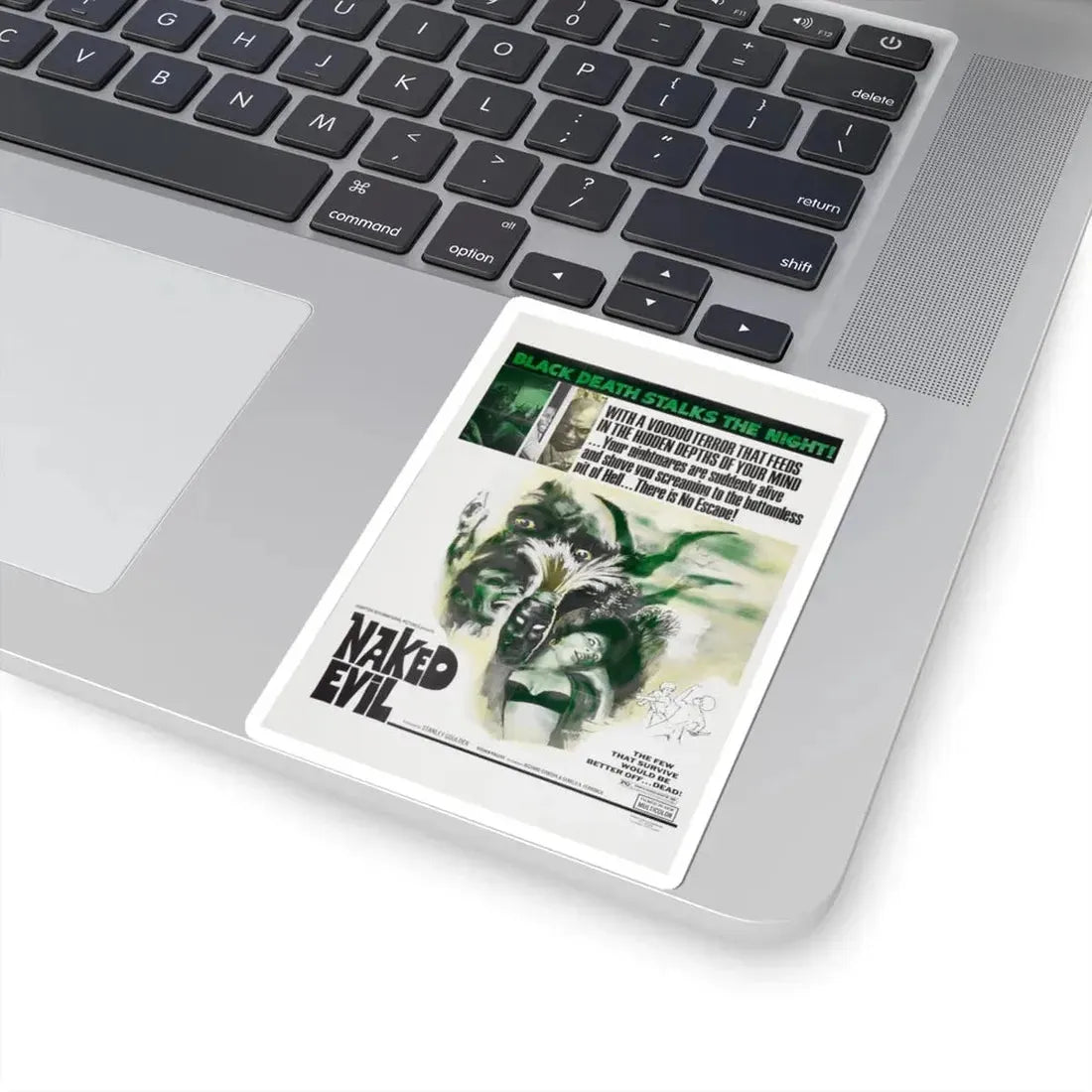 Naked Evil 1973 Movie Poster - STICKER Vinyl Kiss-Cut Decal - The Sticker Space