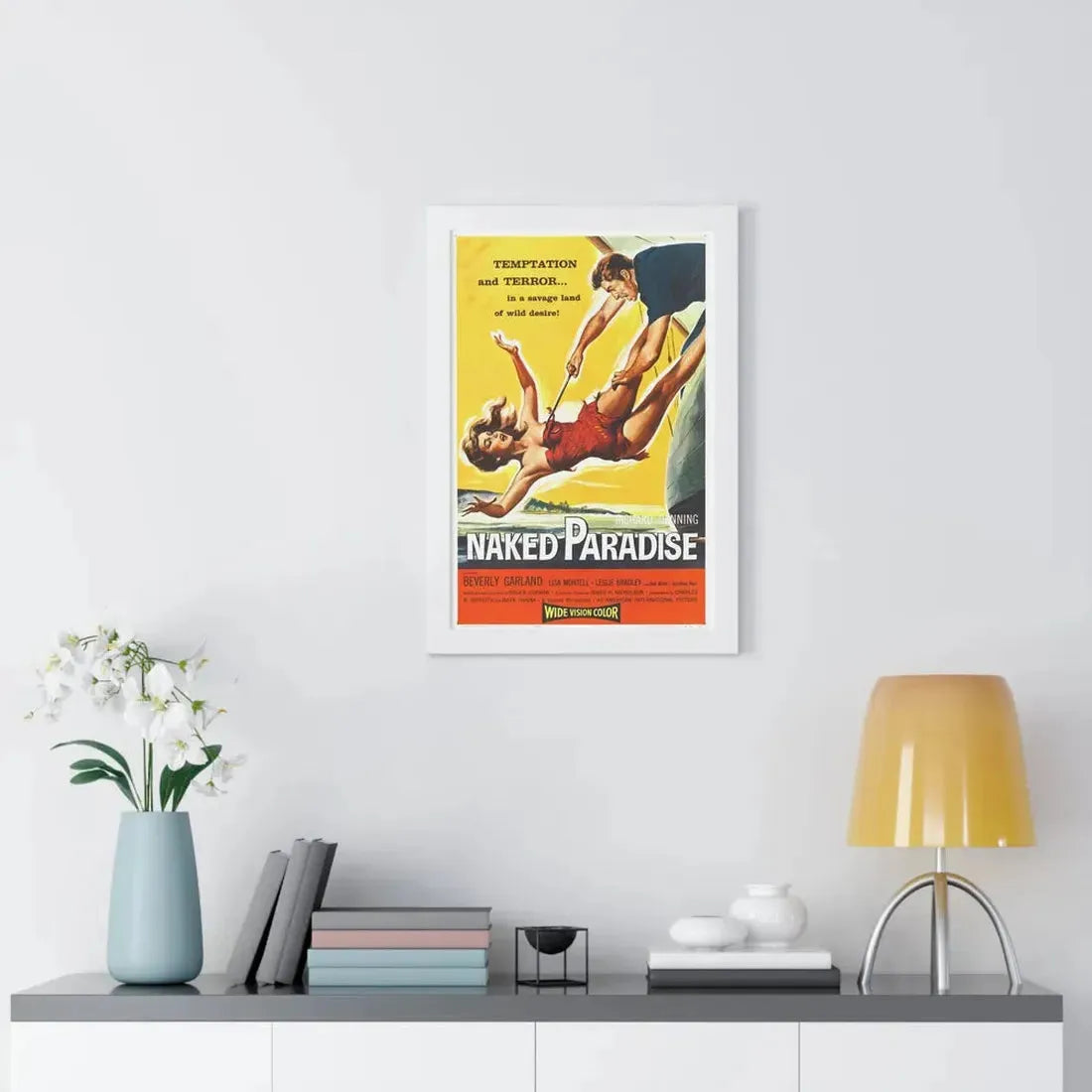 NAKED PARADISE 1957 - Framed Movie Poster - The Sticker Space