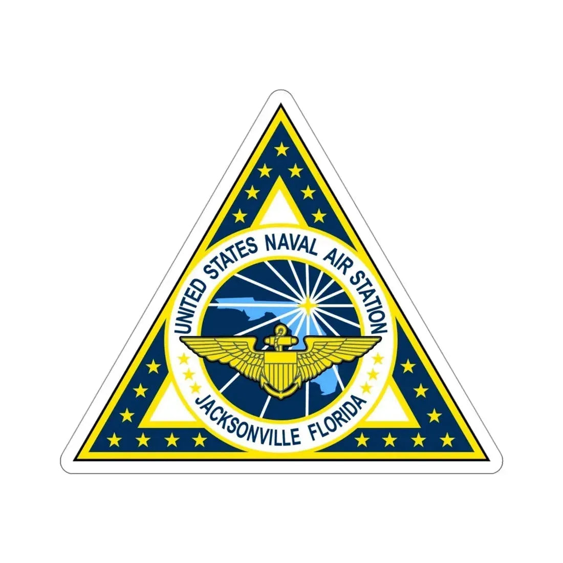 NAS Jacksonville FL (U.S. Navy) STICKER Vinyl Die-Cut Decal - The Sticker Space