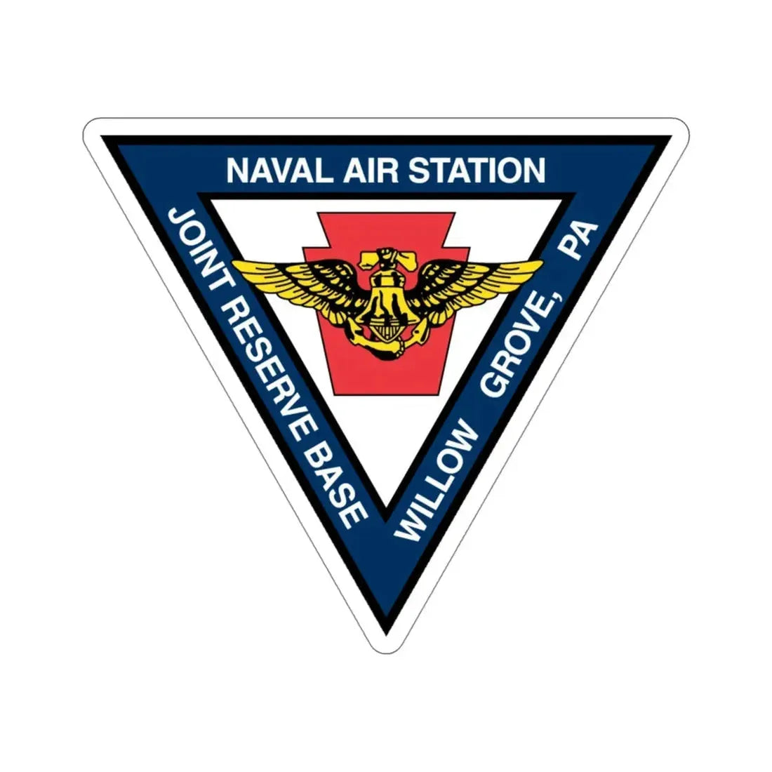 NAS Willow Grove Joint Reserve Base JRB (U.S. Navy) STICKER Vinyl Die-Cut Decal - The Sticker Space