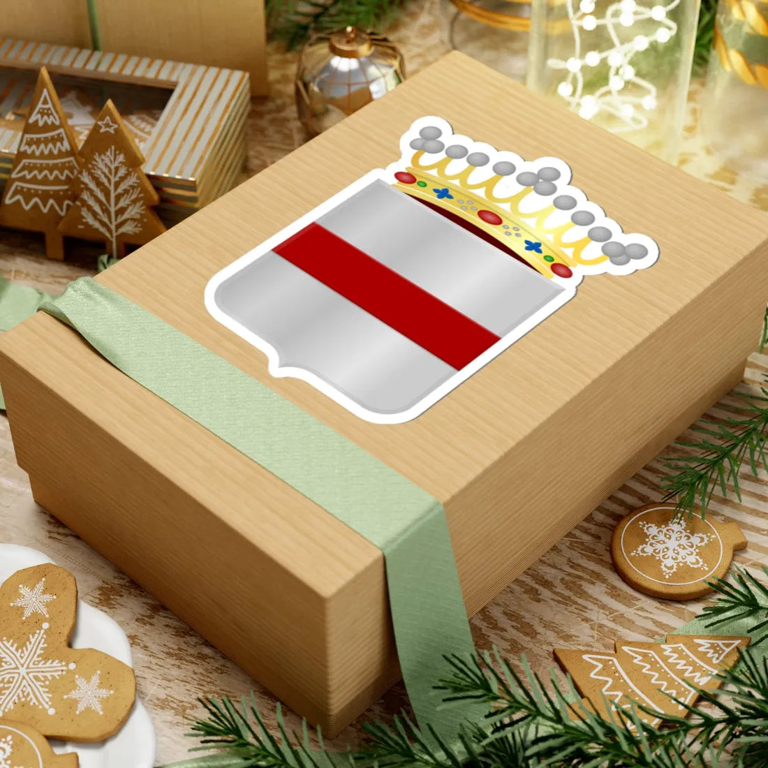 Naters heerlijkeidswapen (Netherlands) (Coat of Arms) STICKER Vinyl Kiss-Cut Decal - The Sticker Space