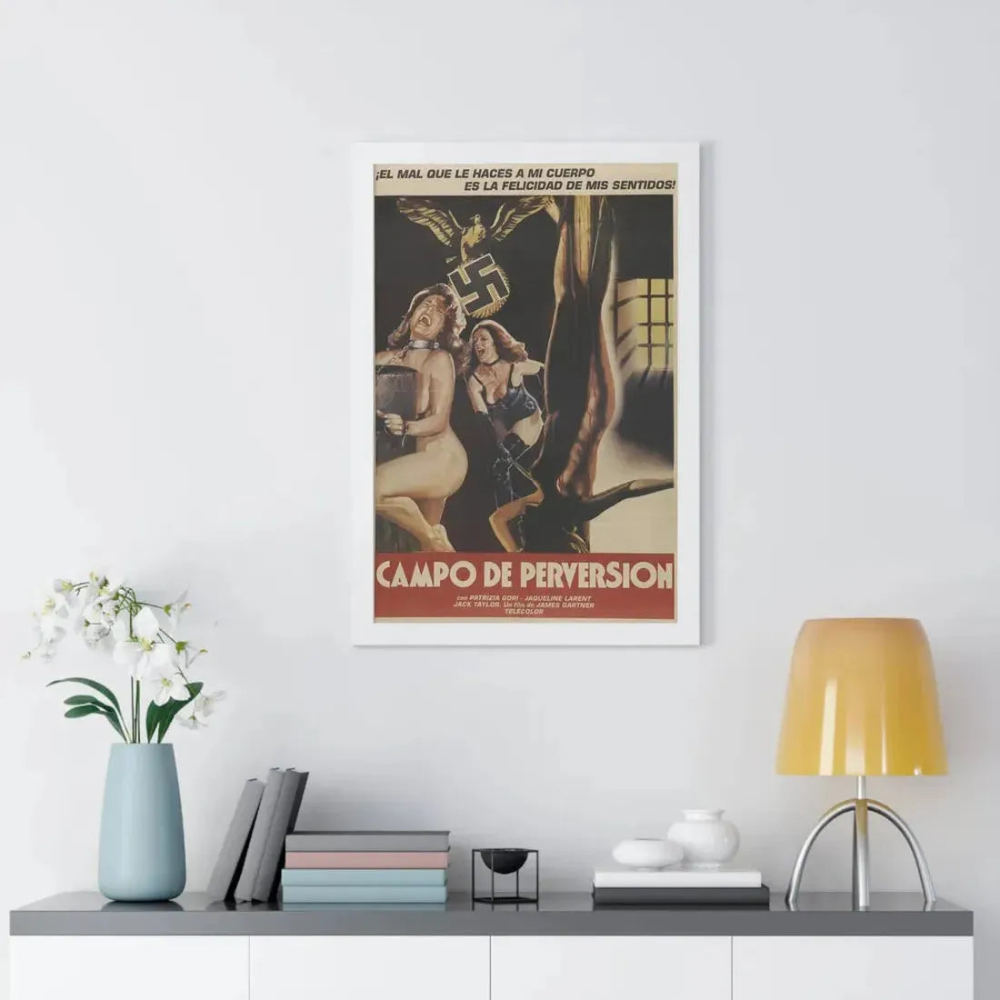 NATHALIE ESCAPE FROM HELL 1978 - Framed Movie Poster - The Sticker Space