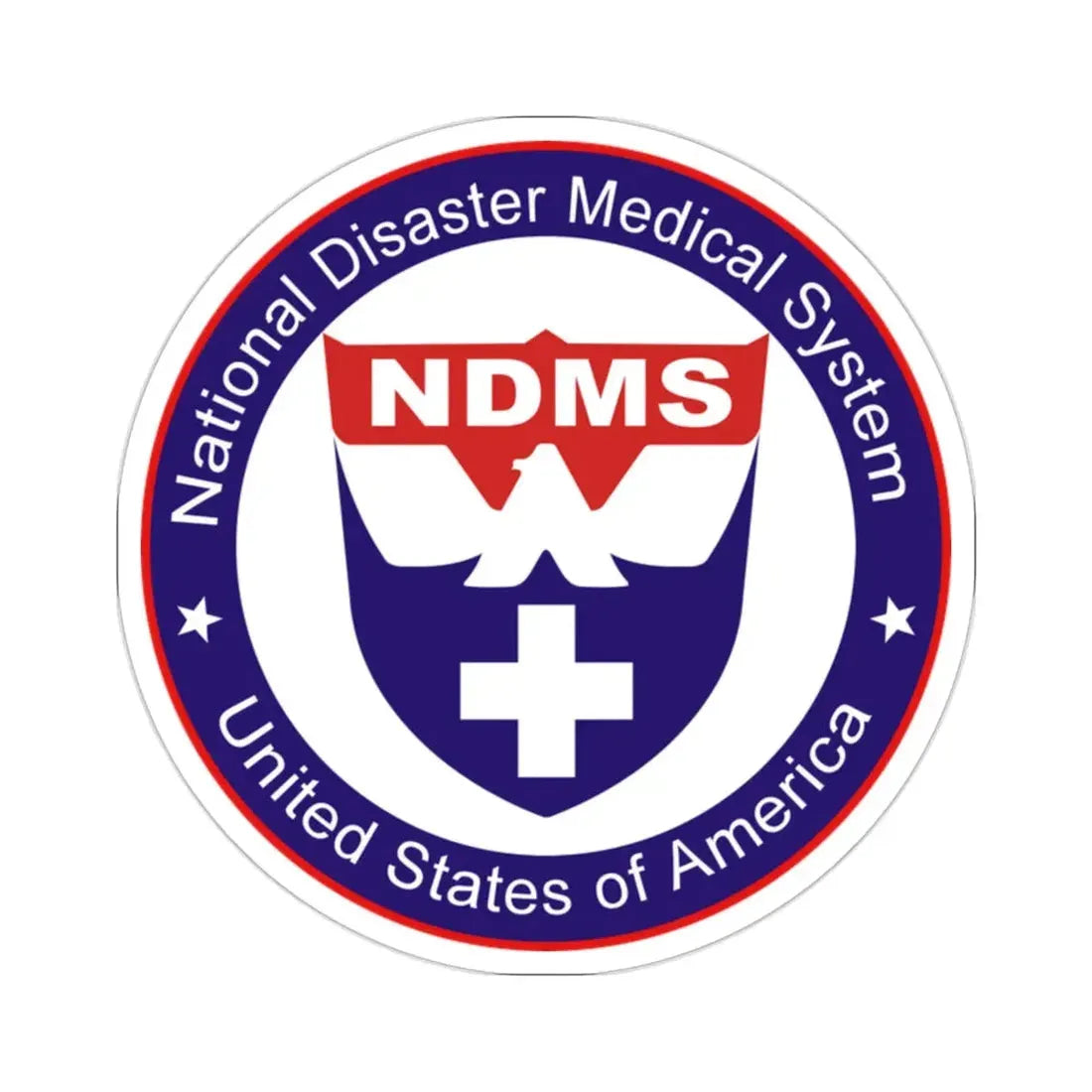 National Disaster Medical System STICKER Vinyl Die-Cut Decal - The Sticker Space