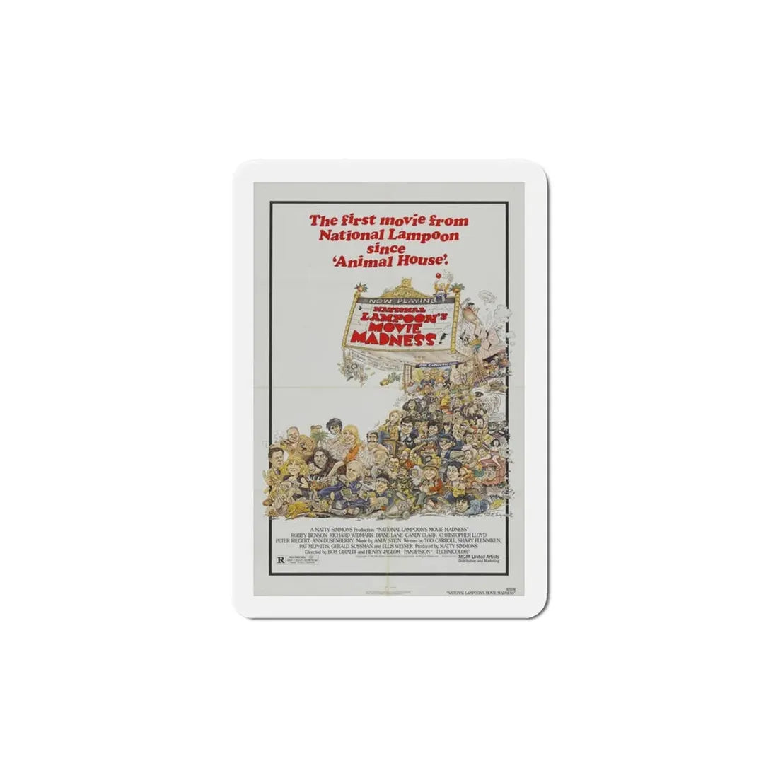 National Lampoon Goes to the Movies 1982 Movie Poster Refrigerator Magnet - The Sticker Space