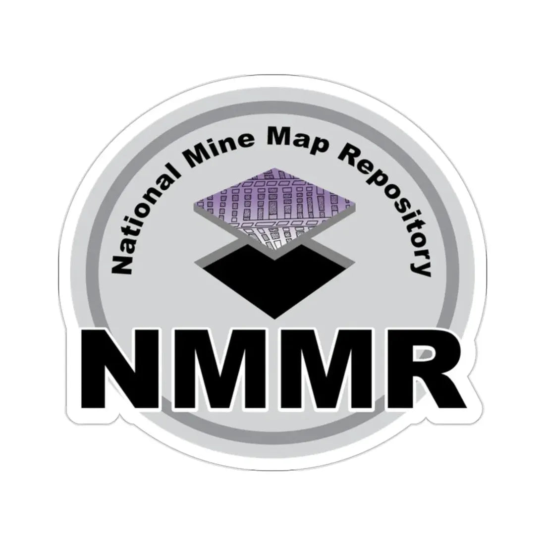 National Mine Map Repository STICKER Vinyl Die-Cut Decal - The Sticker Space