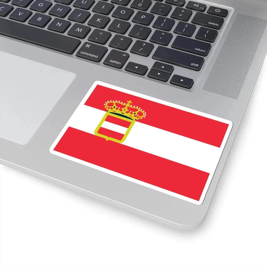 Naval ensign of Austria-Hungary 1880-1915 (Austria) STICKER Vinyl Kiss-Cut Decal - The Sticker Space