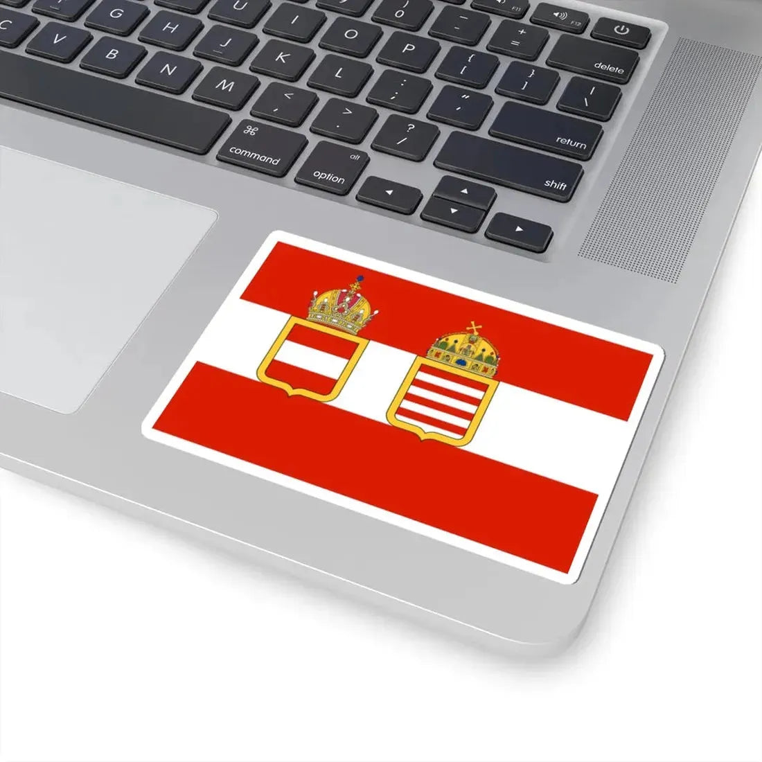 Naval Ensign of Austria-Hungary 1915 (Austria) STICKER Vinyl Kiss-Cut Decal - The Sticker Space