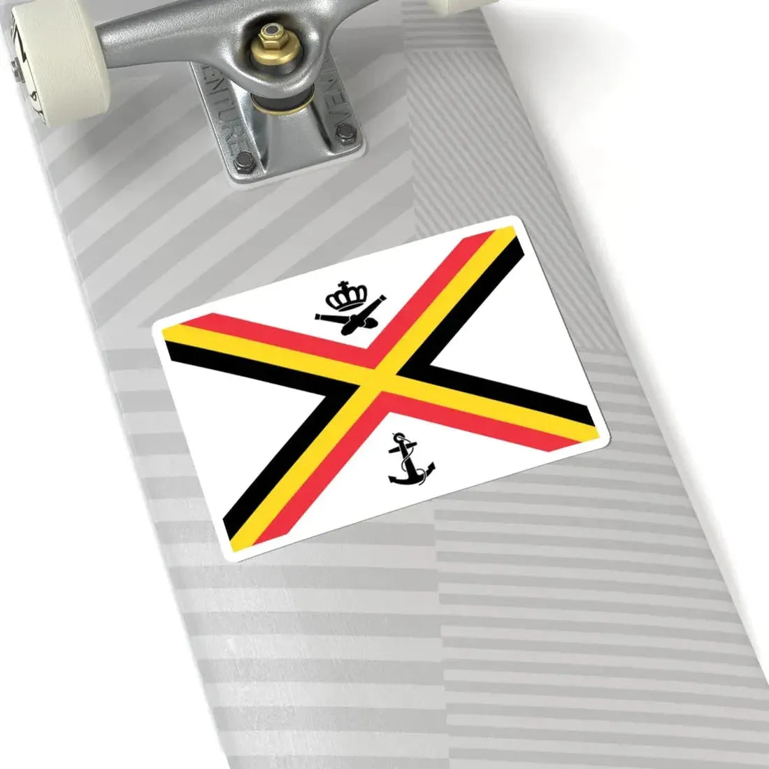Naval Ensign of Belgium (Belgium) STICKER Vinyl Kiss-Cut Decal - The Sticker Space